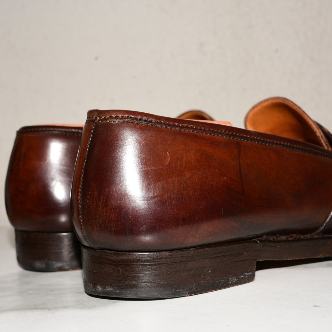 Polo Ralph Lauren England Shell Cordovan Penny Loafer Men US 9.5 D