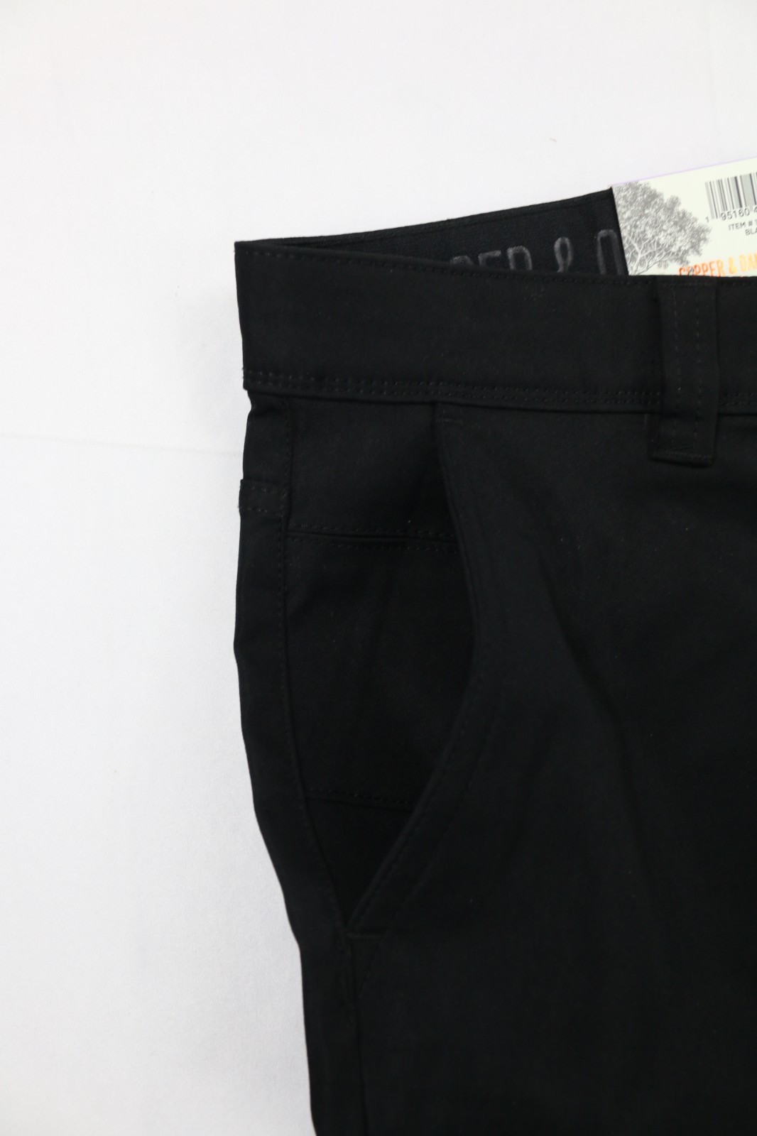 Copper and Oak Supply Co Black Straight Fit Tech Utility Pants W30-38,L29-32