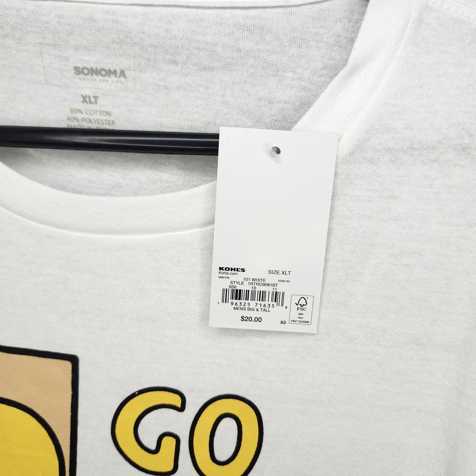 Sonoma Goods For Life Go Explore Desert Graphic T-Shirt Men’s XLT Big & Tall NWT