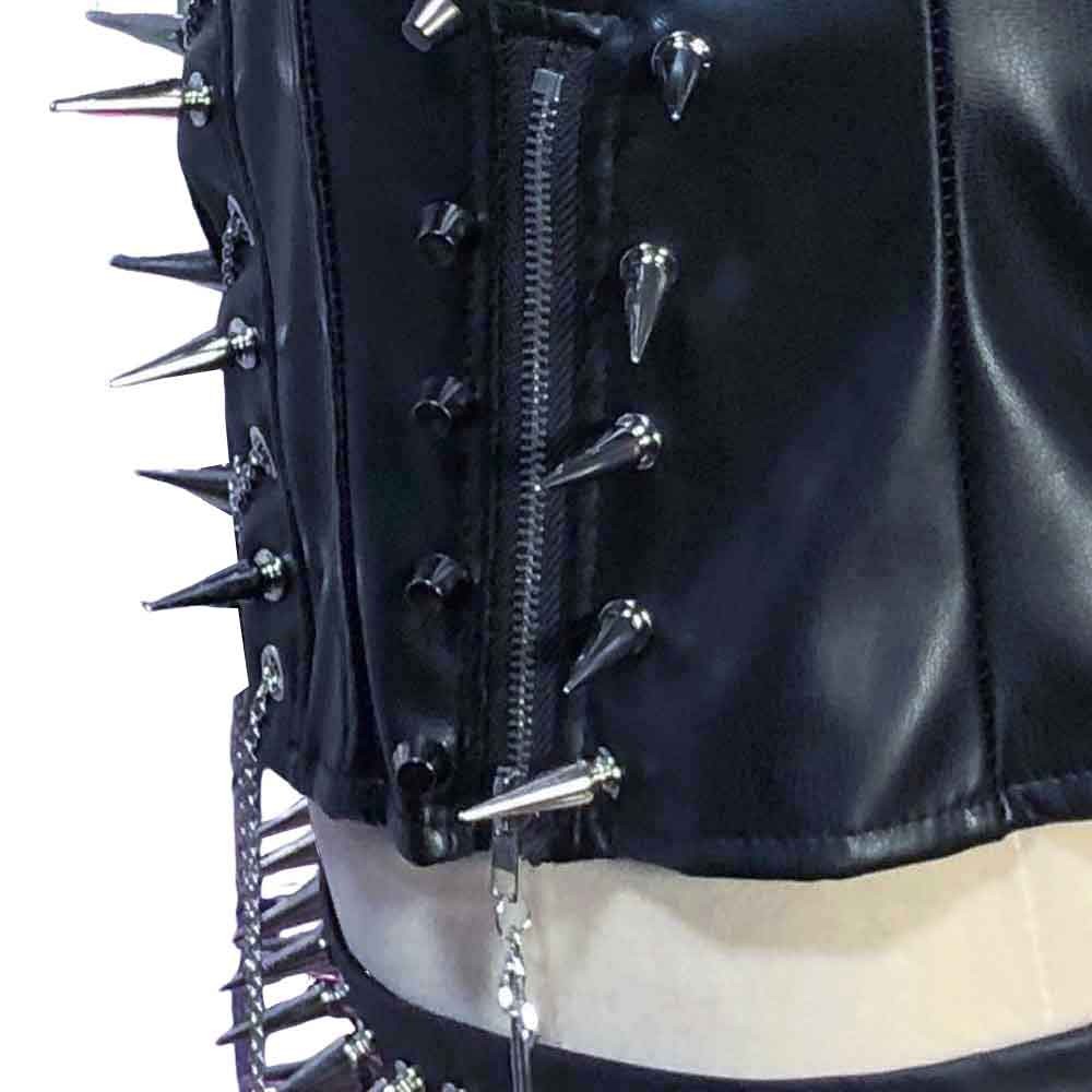 Goth Tops Gothic Tank Grunge Emo Clothing Spiked Y2K Punk Rock Clothes