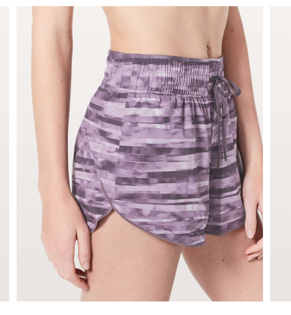 NWT Lululemon Choose A Side Reversible Mulberry Shorts 3” Inseam Size 6