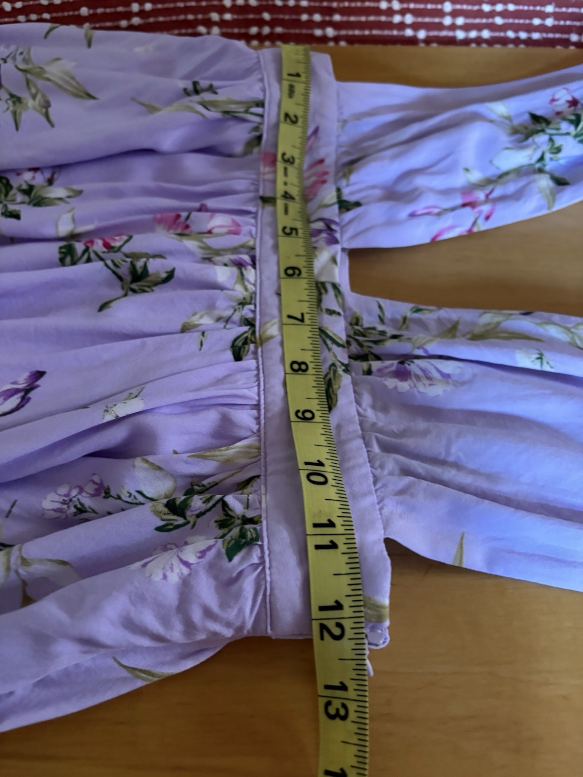 Forever 21 Purple Floral Chiffon Sundress V-Neck Bow Strappy Mini Women’s S