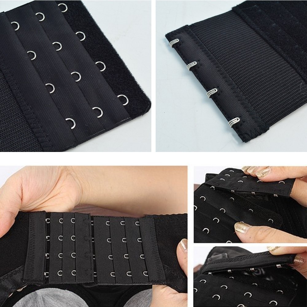Bantoye 9pcs Bra Extender 2 Hooks/3 Hooks/4 Hooks Nylon Elastic Back Bra Band…