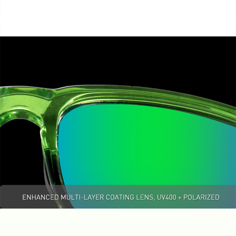 KDEAM Men XXL Oversize Polarized Square Sunglasses Driving Fishing Sport Eyewear
