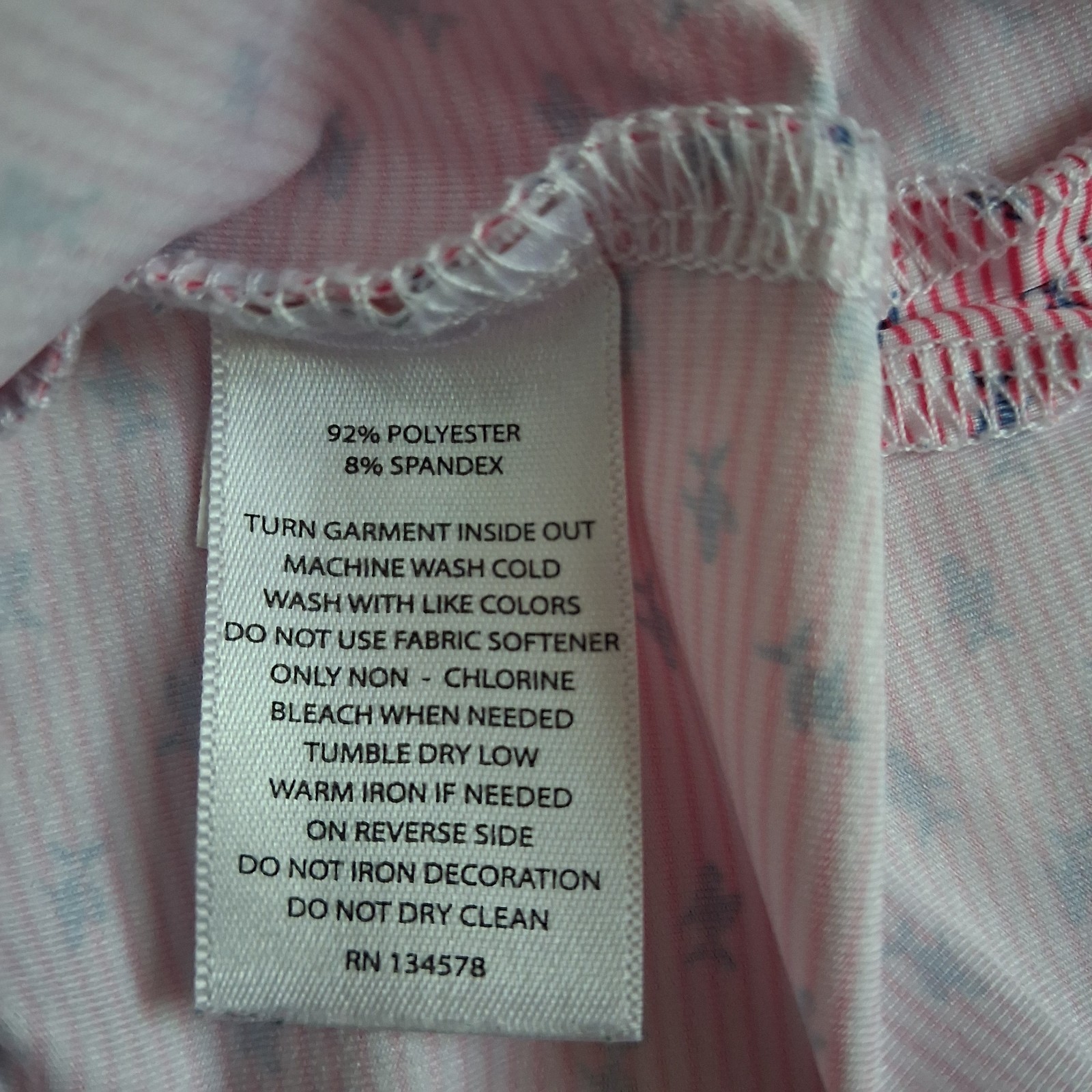 Vineyard Vines Performance Polo Shirt Mens XS Red Stripe Whale Golf Stretch