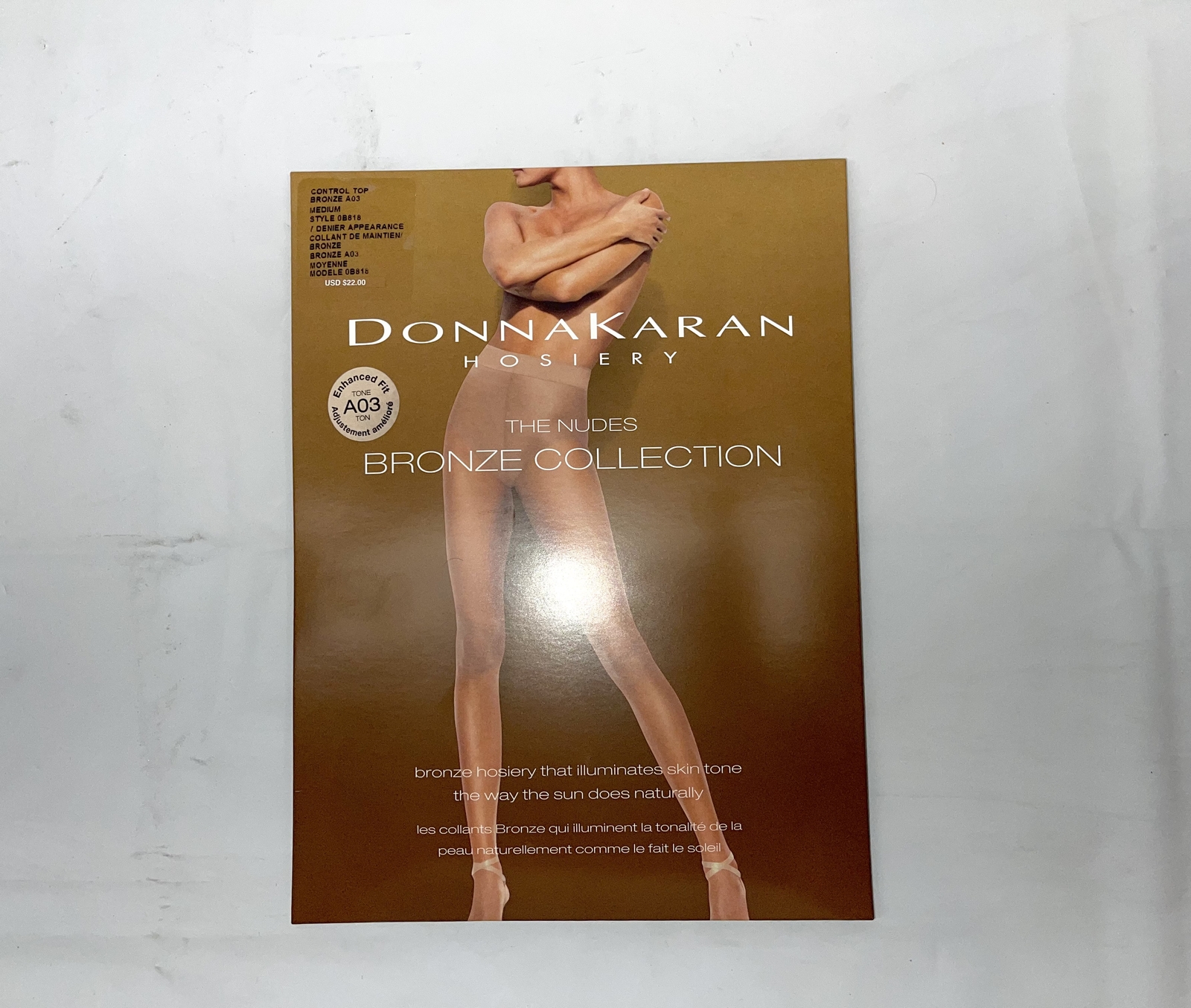 Donna Karan Hosiery “The Nudes Bronze Collection”, Medium, Bronze