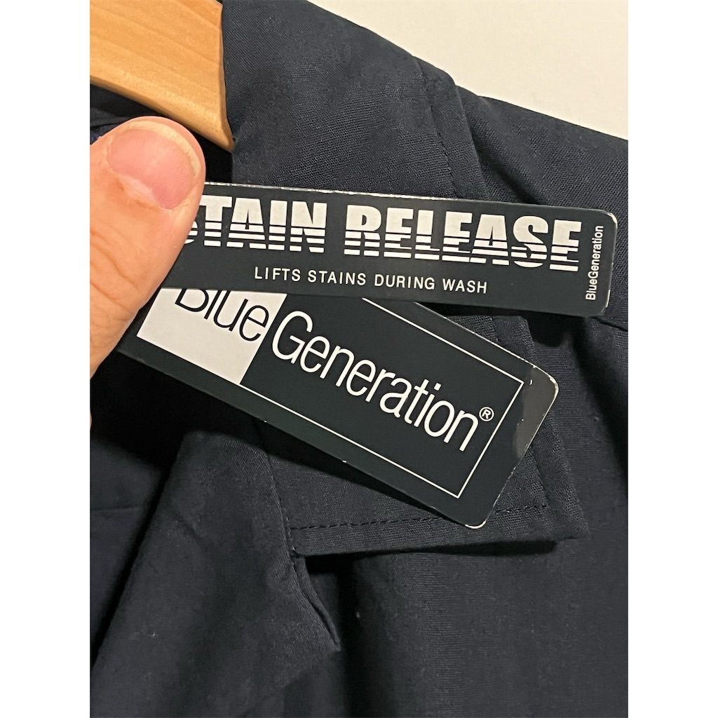 Blue Generation Button Up Shirt Men’s Size M Short Sleeve Navy Camp Shirt NEW
