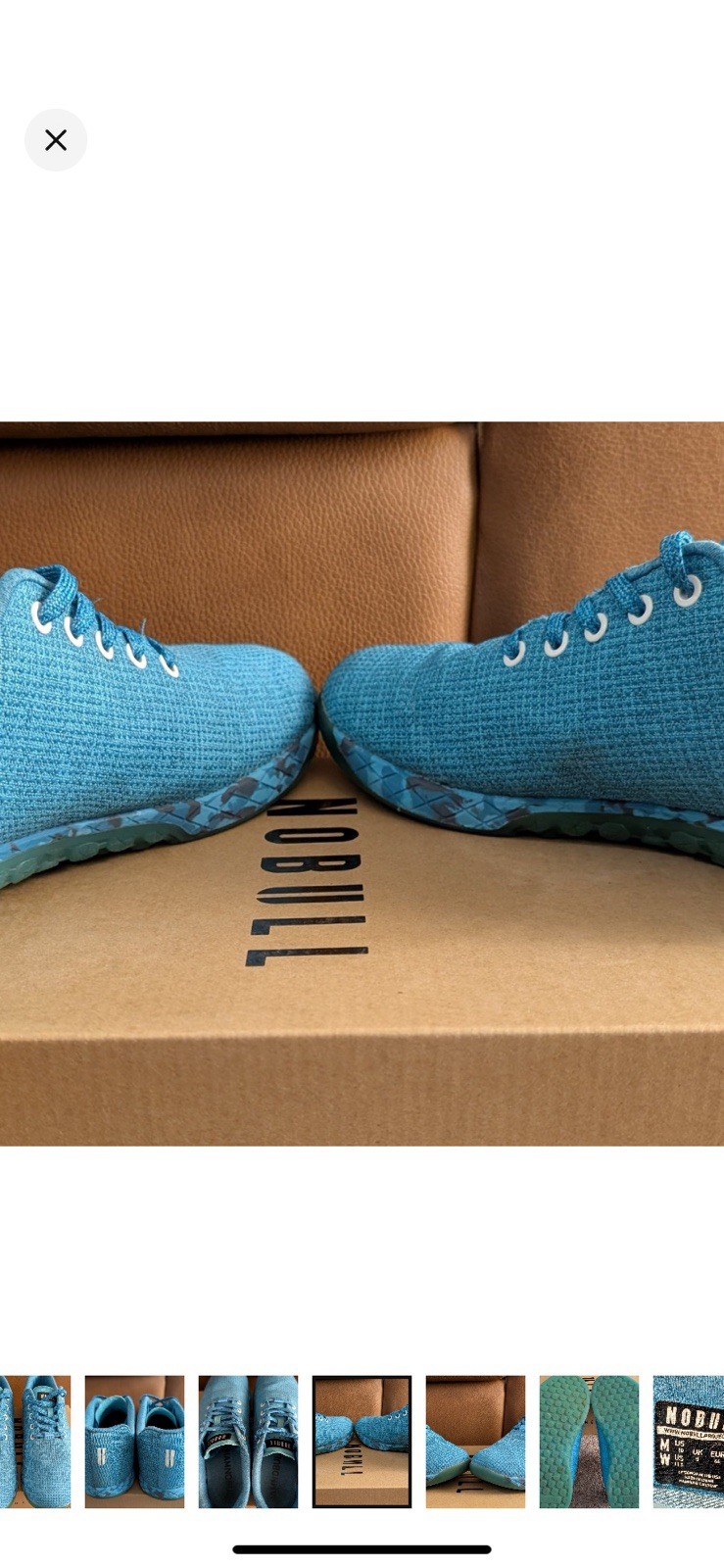NOBULL Men’s Low Top Athletic Sneaker Shoes, Blue/Green, Lace-Up, Solid