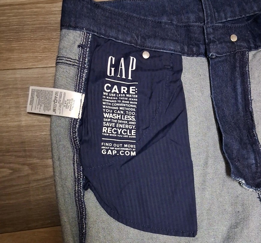GAP 90s Loose Carpinter Mid Rise Sz30/10 New 99%Cotton 1% Spandex