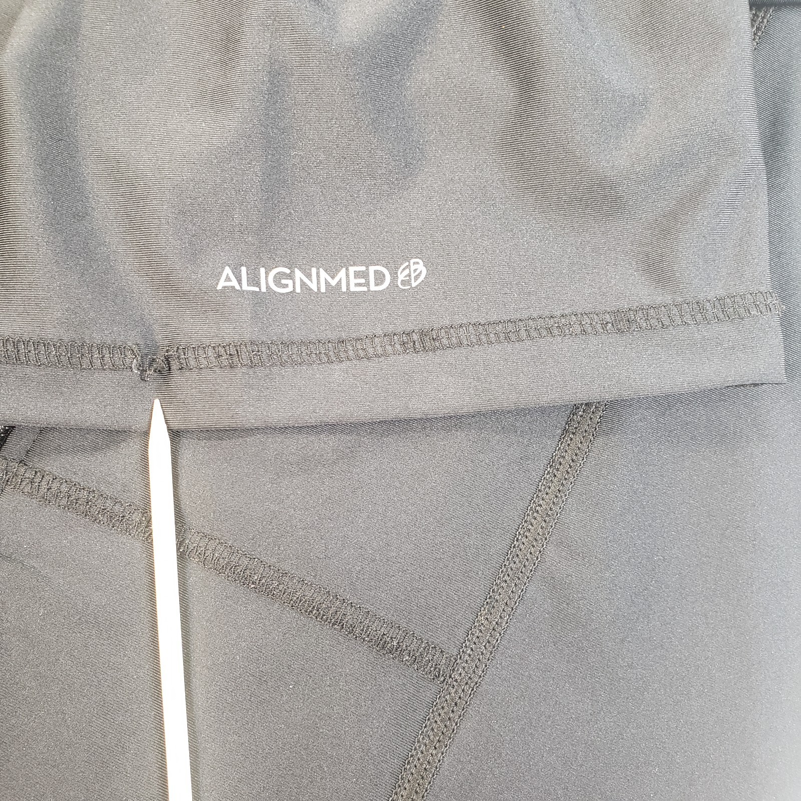 Retail=$109 Postural Fitness Shirt by ALIGNMED Mens Large Black Full Zip
