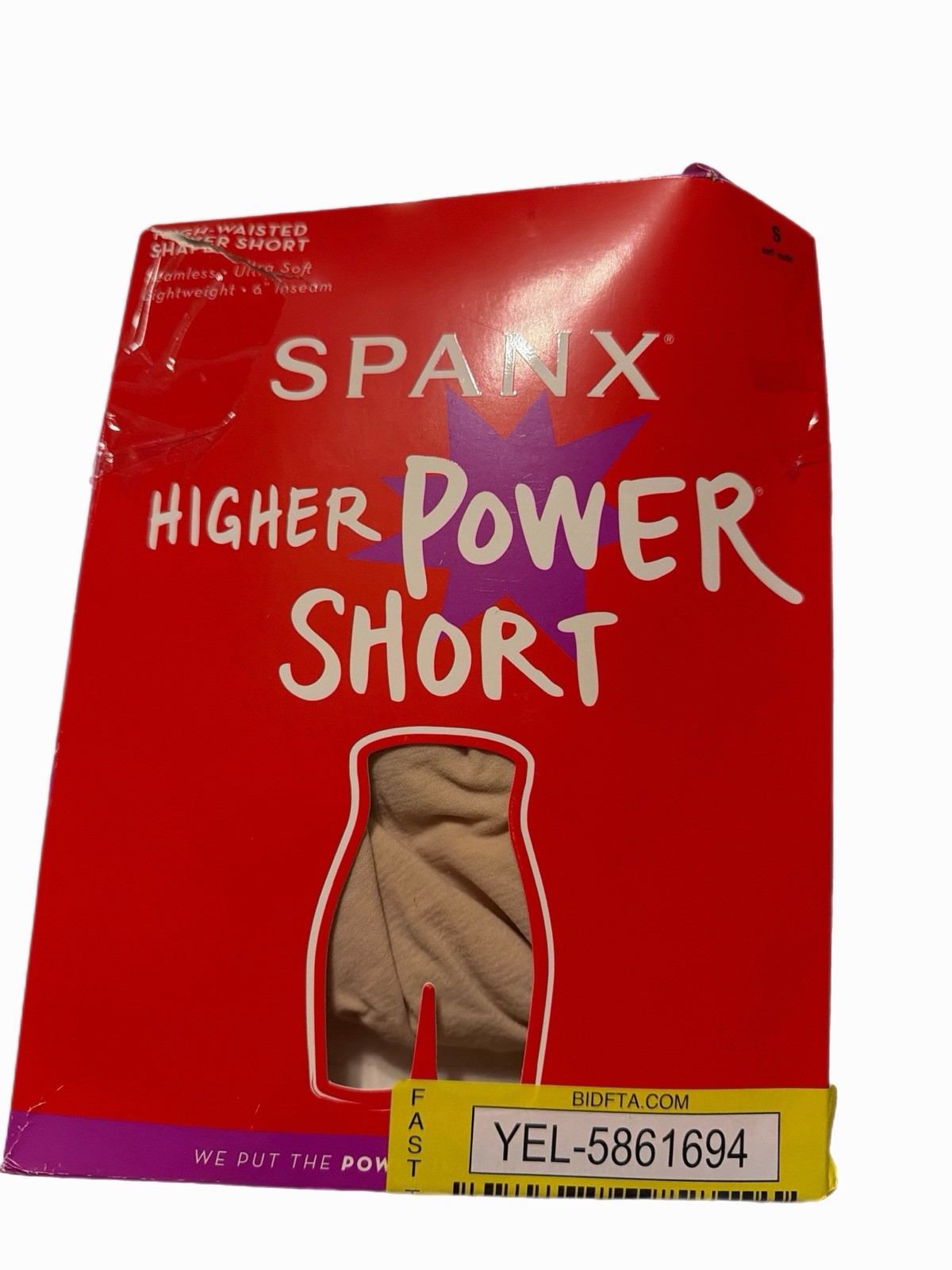 Spanx HIGHER POWER SHORT Soft Nude High Waist Shaping Shorts Size S New Open Box