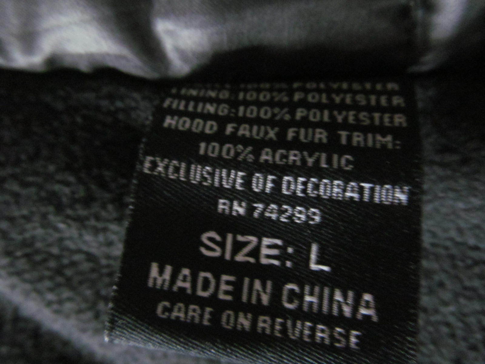 New Women’s Anorak Triple Star Insulated Coat Size L $160