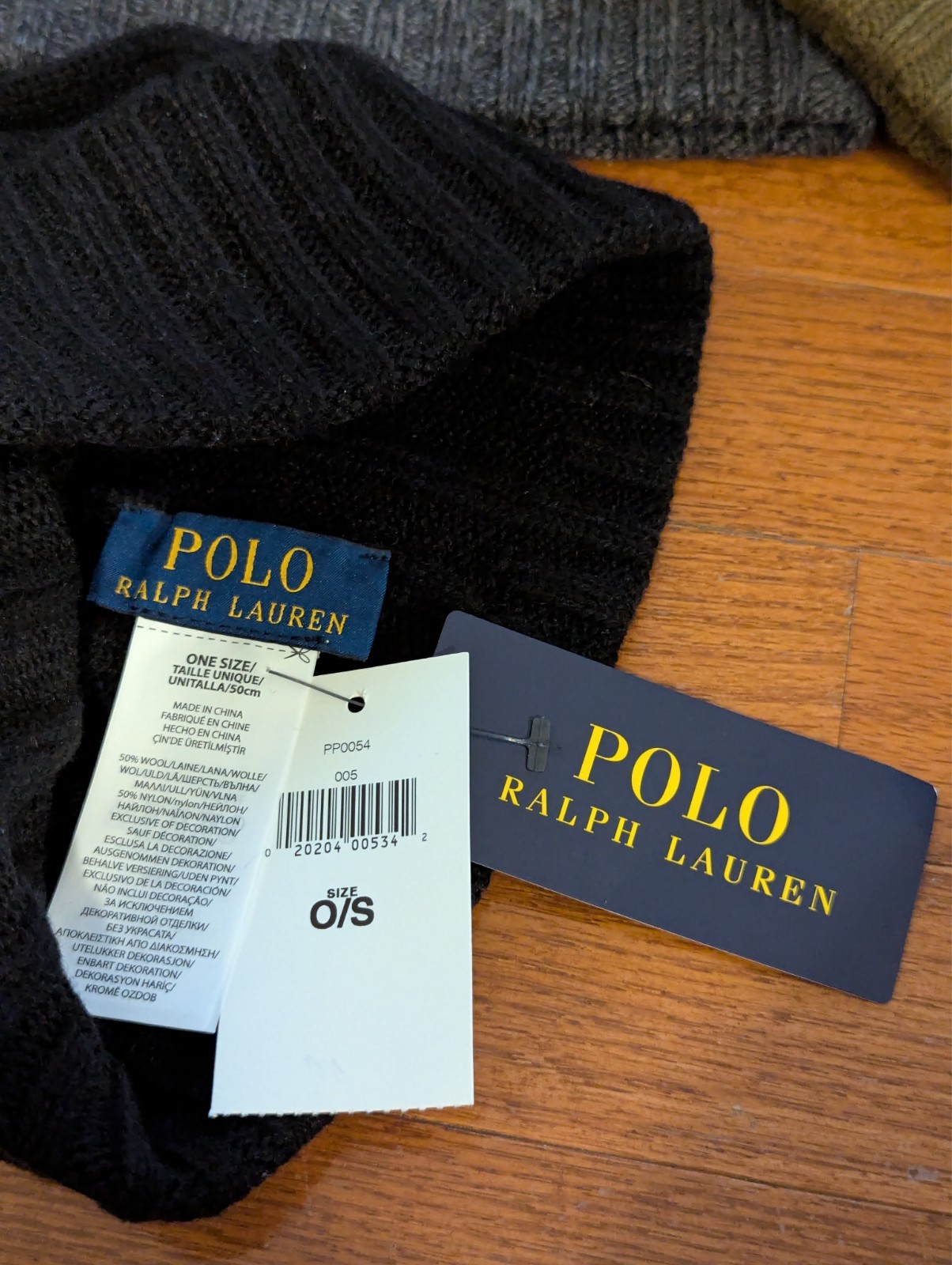 Polo Ralph Lauren PRL Winter Fall Cuffed Wool Knit Beanie Hat Cap PP0054
