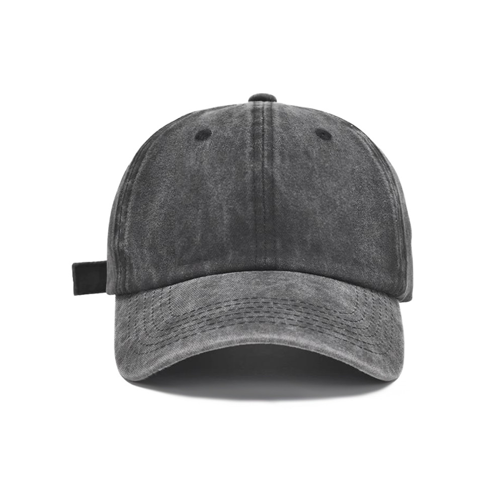 Personalized Vintage Washed Baseball Cap, Custom Name Logo Text Hat Adjustable