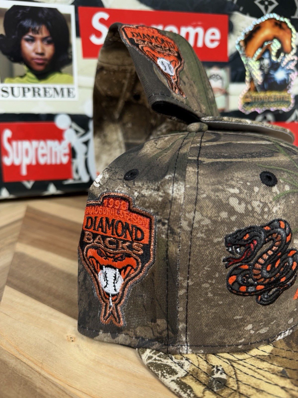 New Era Topperz Real Tree Project X Double Snake 🐍 Arizona Diamondbacks 7 3/8