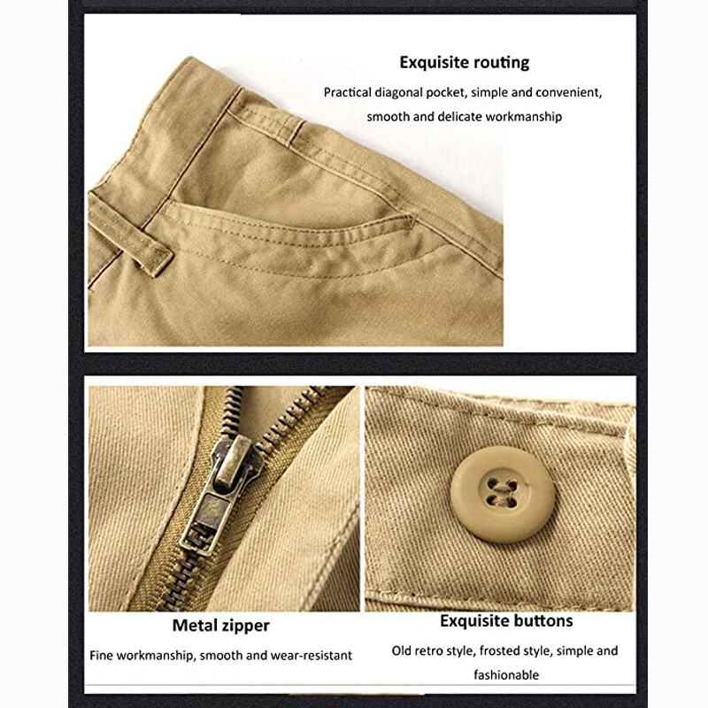Men’s Army Tactical Combat 100% Cotton Cargo Work Pants Outdoor Hiking Trousers