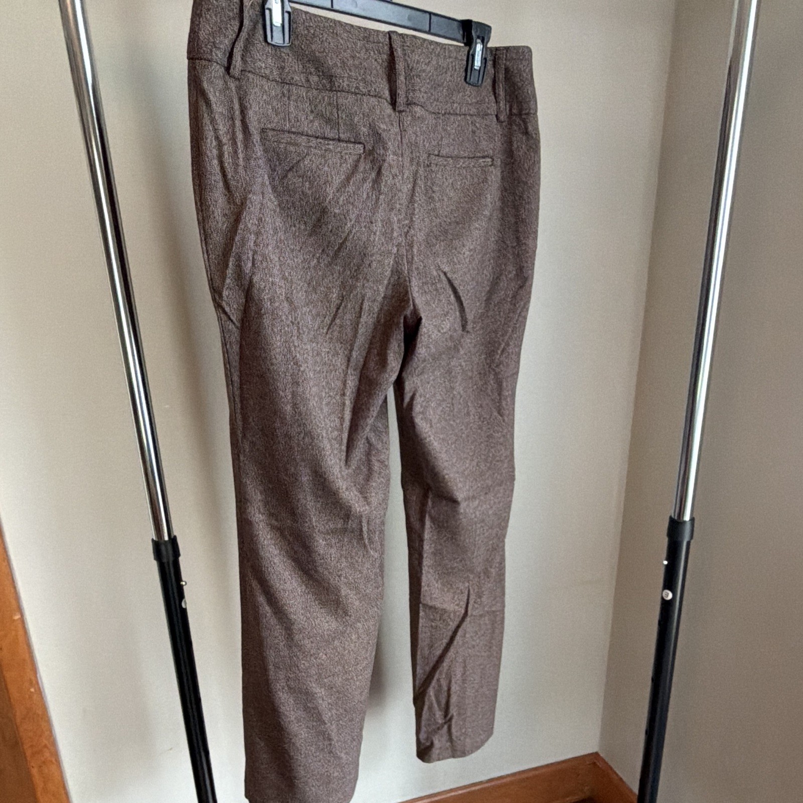 Apt. 9 Women’s Dress Pants Modern Fit Solid Brown Stretch Pockets Regular