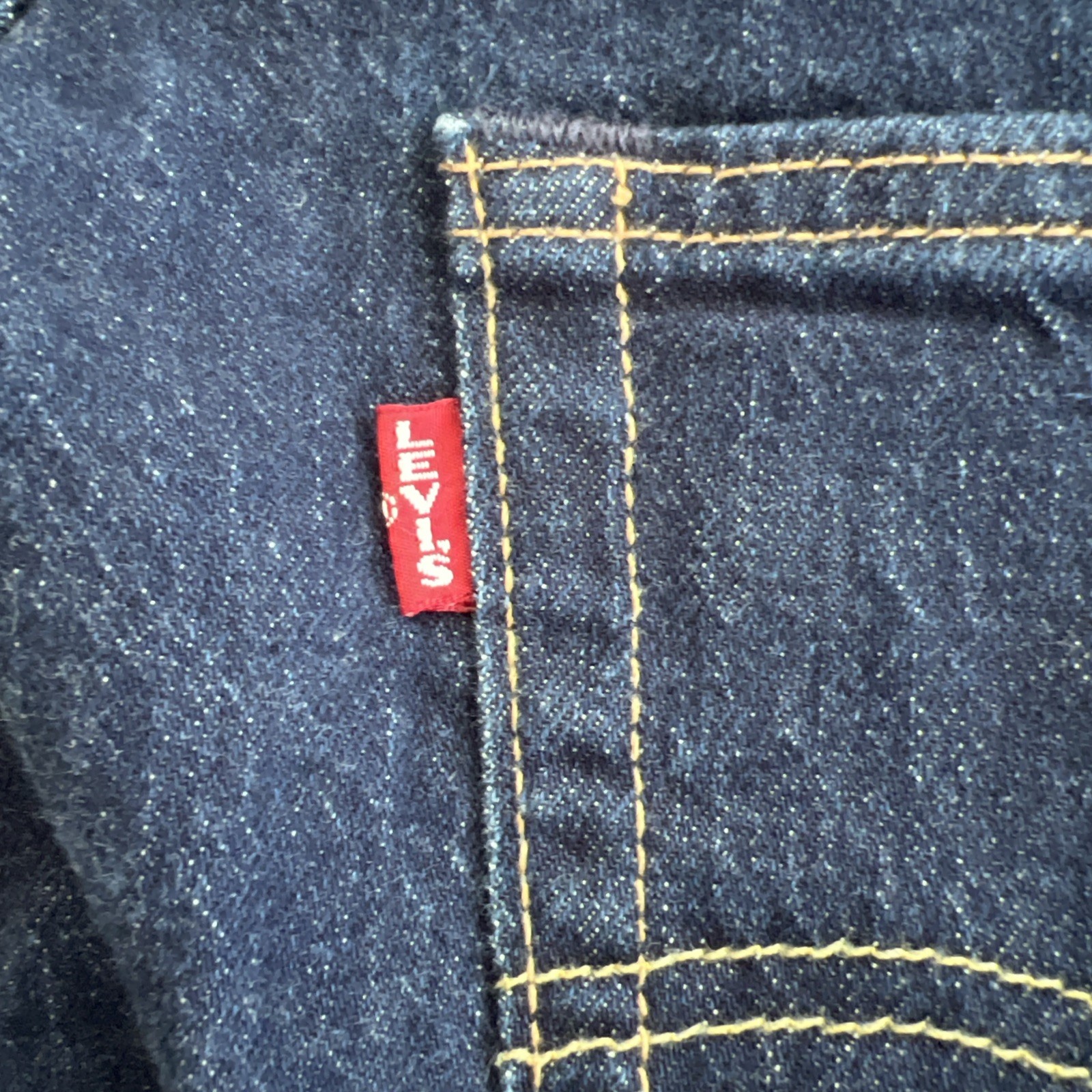 LEVI’S 502 Taper Premium Big E Selvedge Jeans Blue Denim Men’s 34×32 EUC