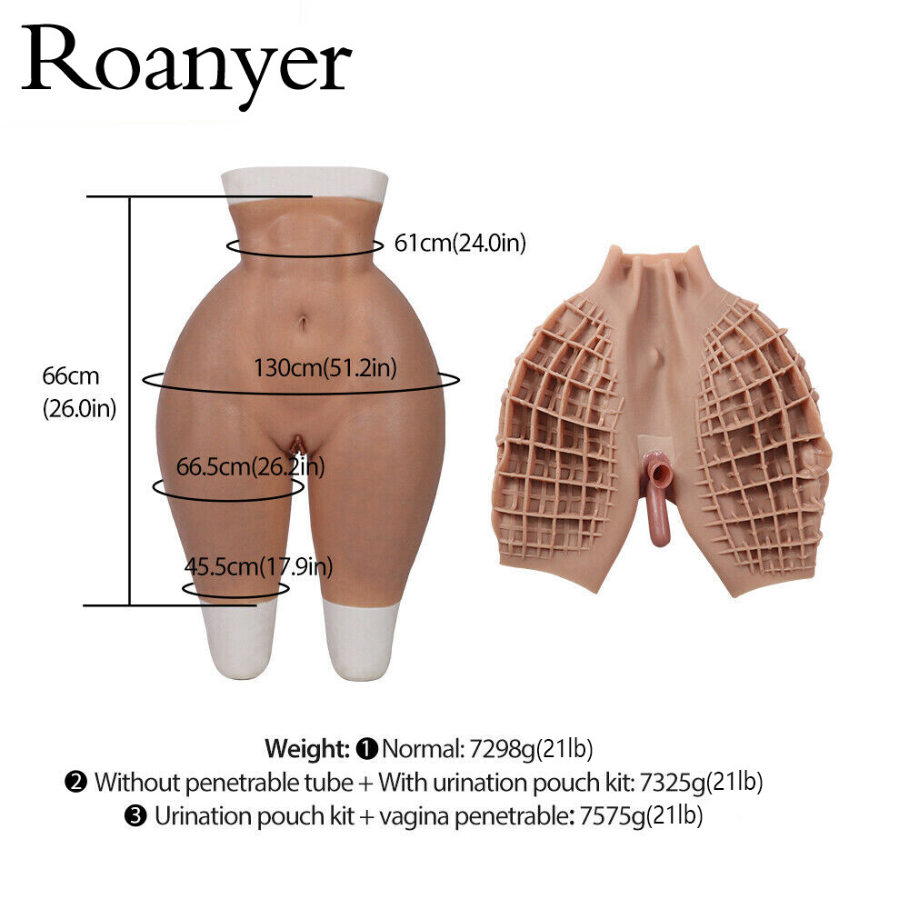 Roanyer Silicone Hip Enhancer Thicken Super Hip Pant Butt Lifte for Crossdresser