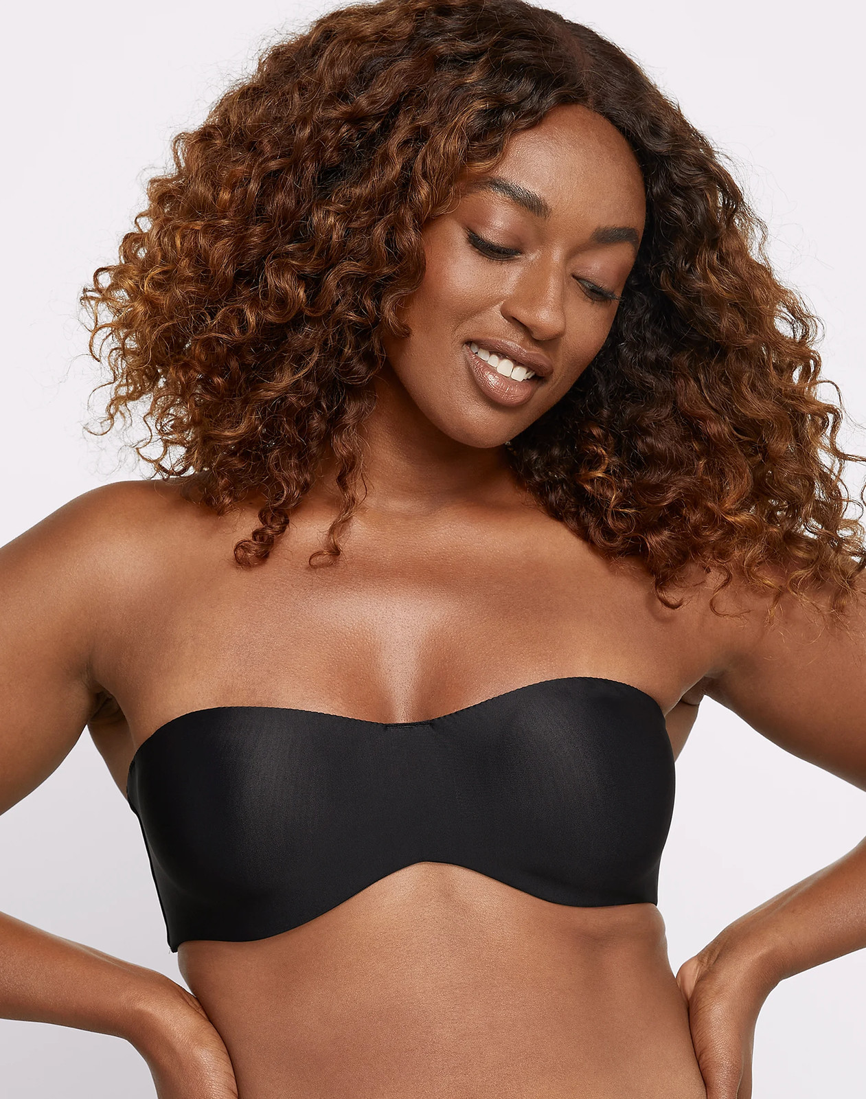Lilyette by Bali Bra Strapless Tailored Minimizer Convertible Underwire Lily Fit