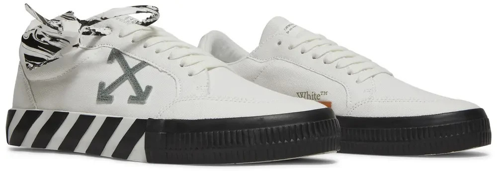 OFF-WHITE Vulc Low White Grey OMIA085F21FAB0010155
