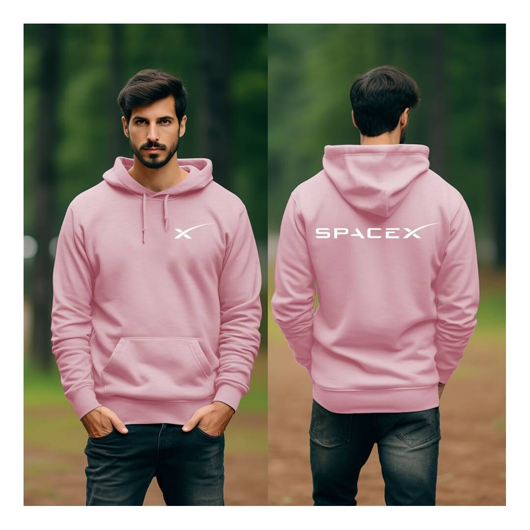 Tesla Motor Elon Musk SpaceX Cyber Truck Space X Gildan Hoodie Hooded Sweatshirt