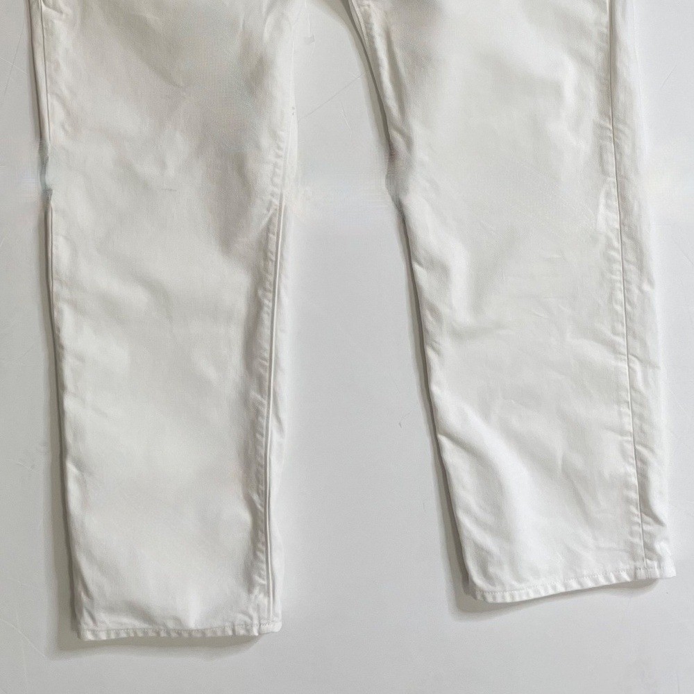 Men’s J. CREW Classic Jeans Solid White Straight Leg Denim 38W x 32L 38×32
