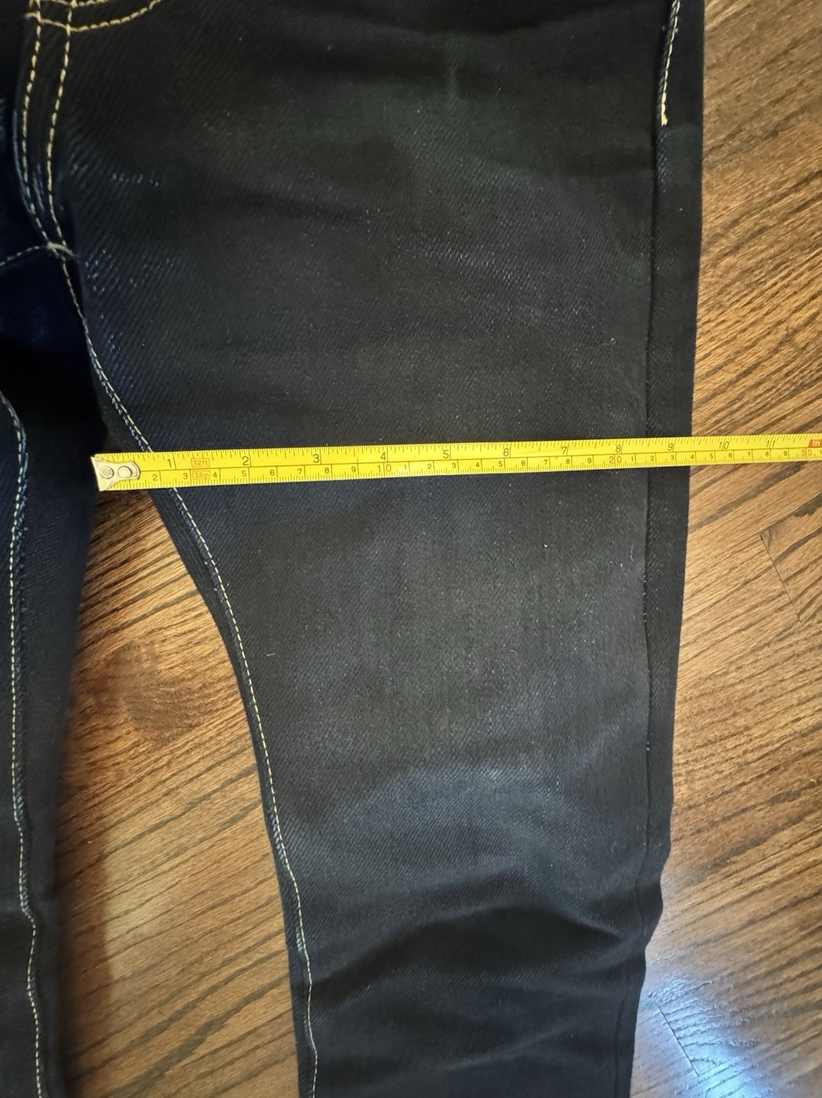 Iron Heart 25oz IH-555-XHSIB Indigo Black Jeans W31 (33 Actual) Waist