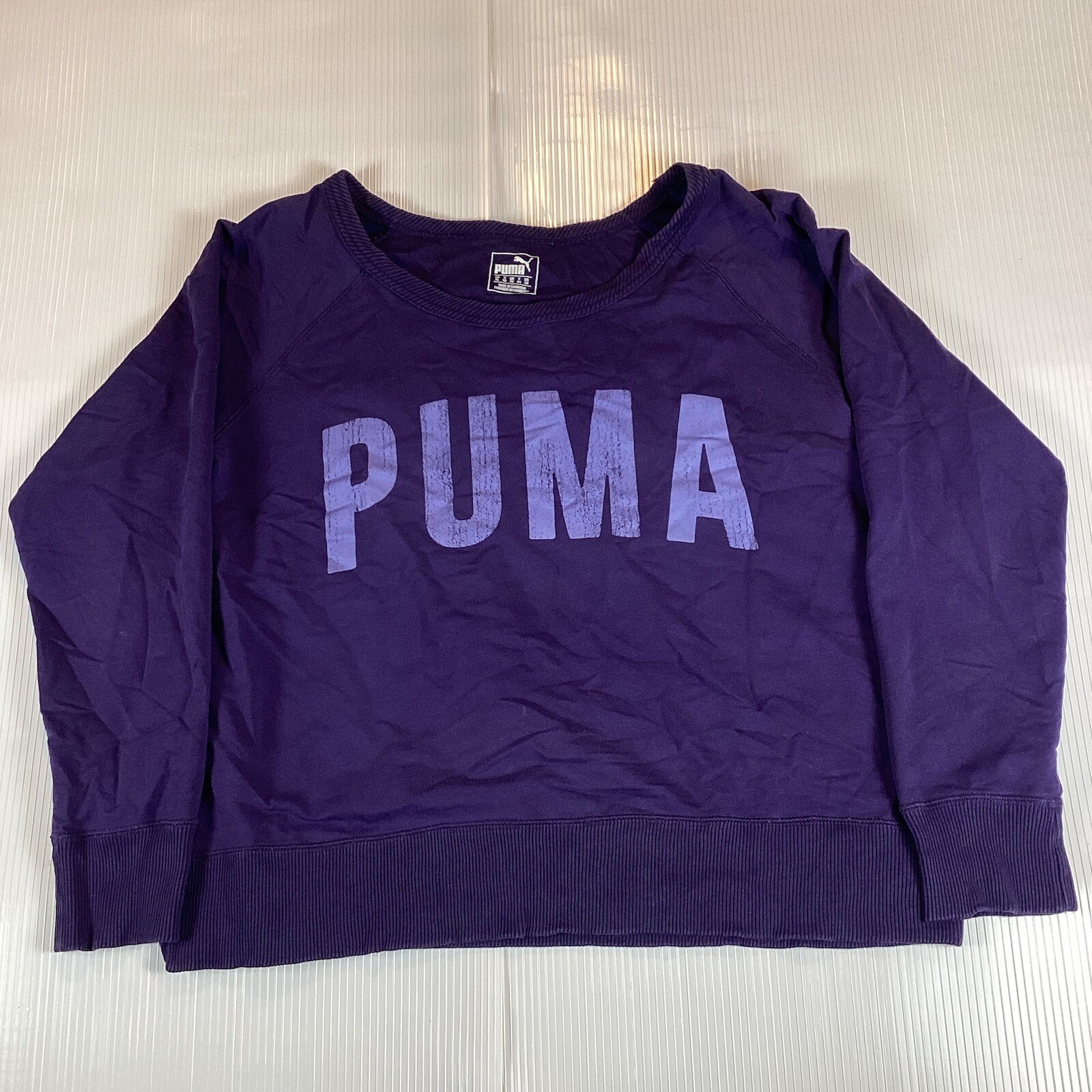 Puma Womens Sweater Shirt Sz XL Long Sleeve Pullover Comfort Casual Soft Sport