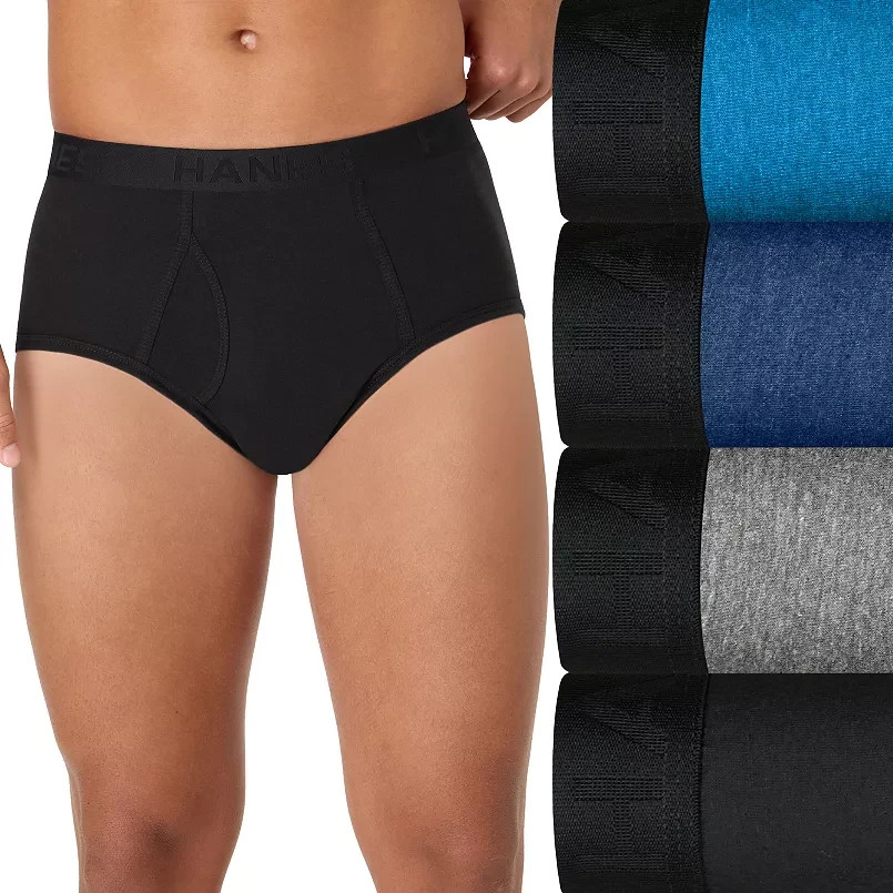 Men’s Hanes BRIEFS 7 Pack Ultra Comfort Assorted Colors /Choose your Size