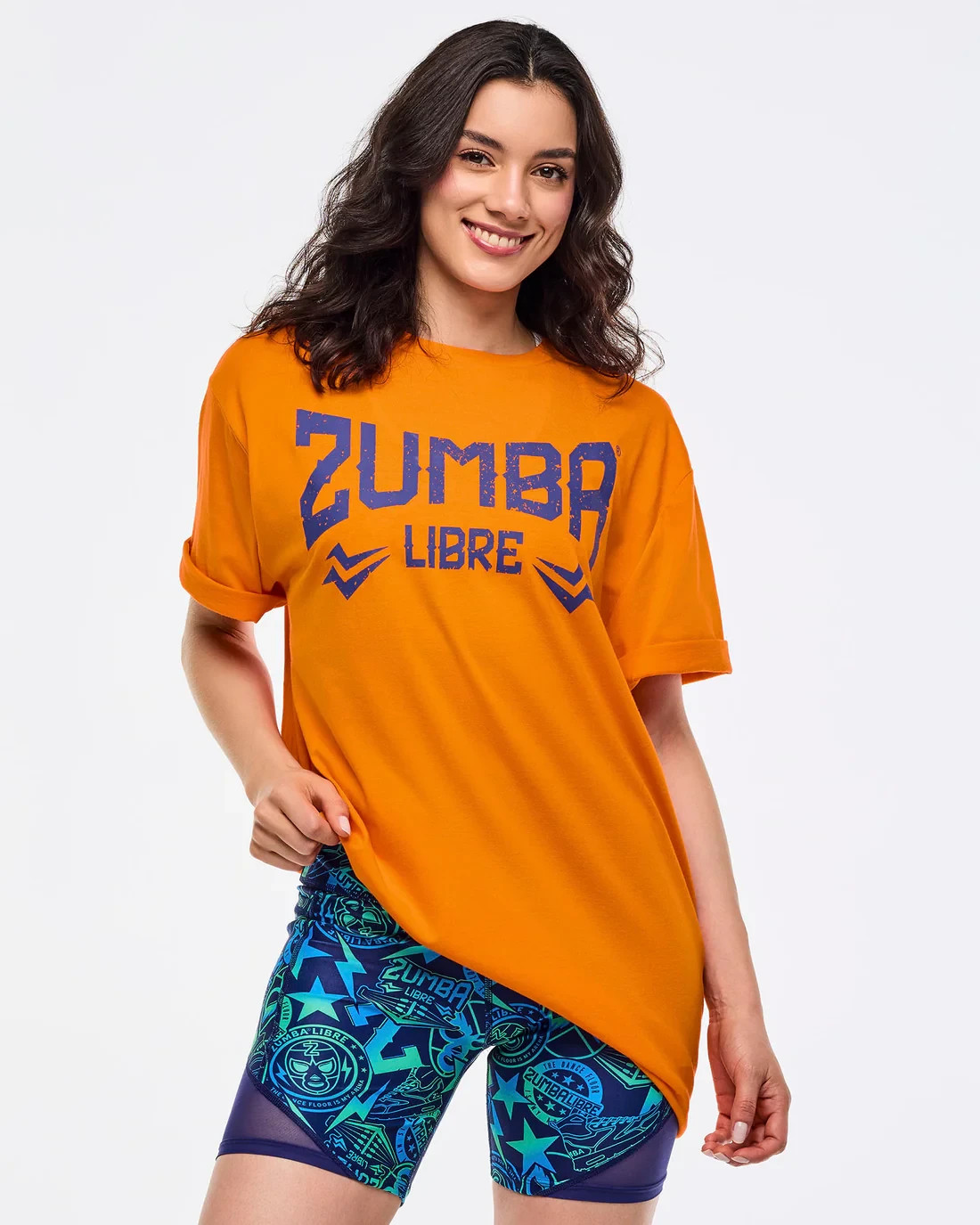 Zumba Libre Tee -1 Size Fits Most-Choose Purple, Green or Orange – New!