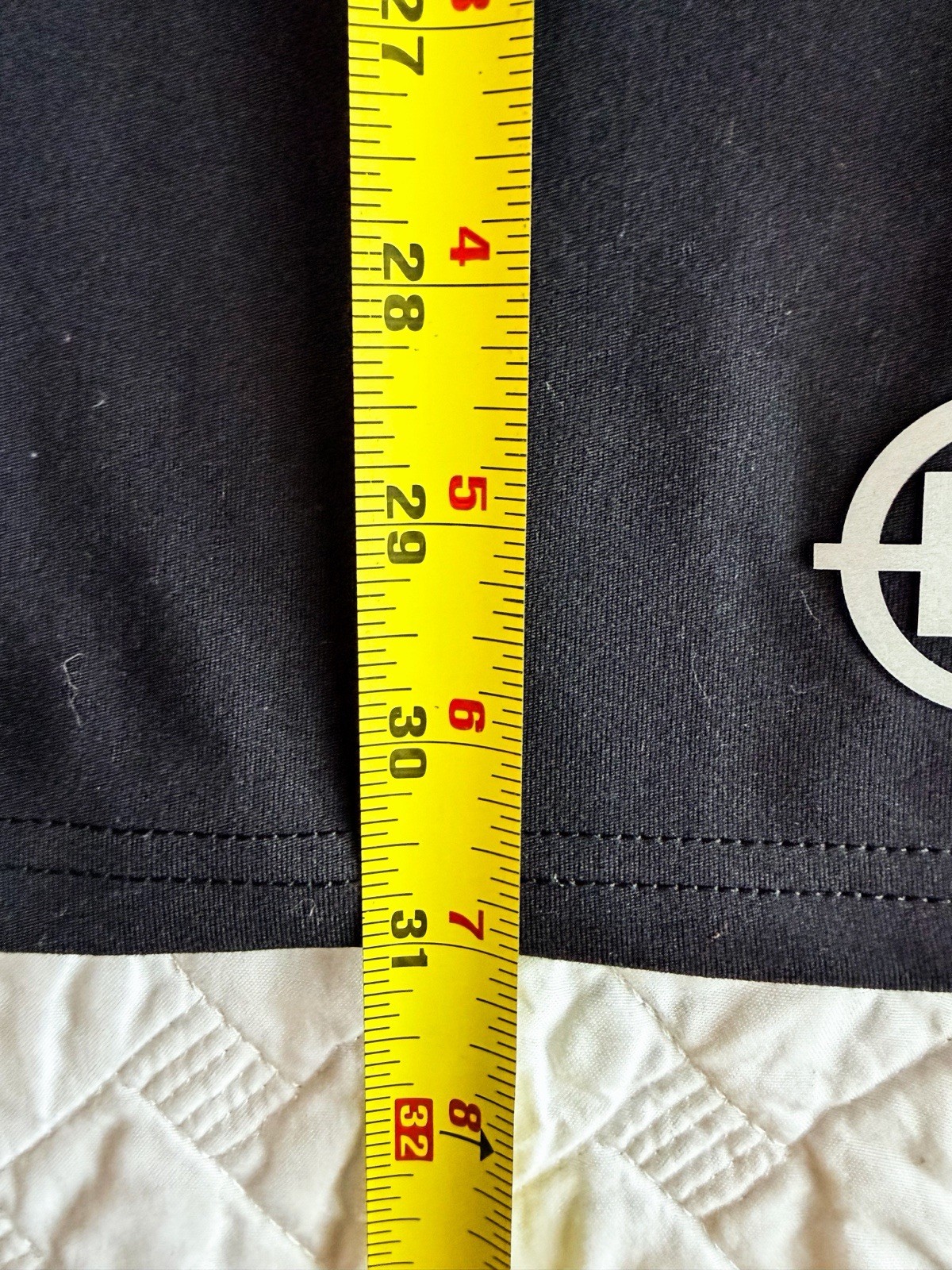 Nautica Competition Black Athletic Romper Cross Back Scoop Neck M