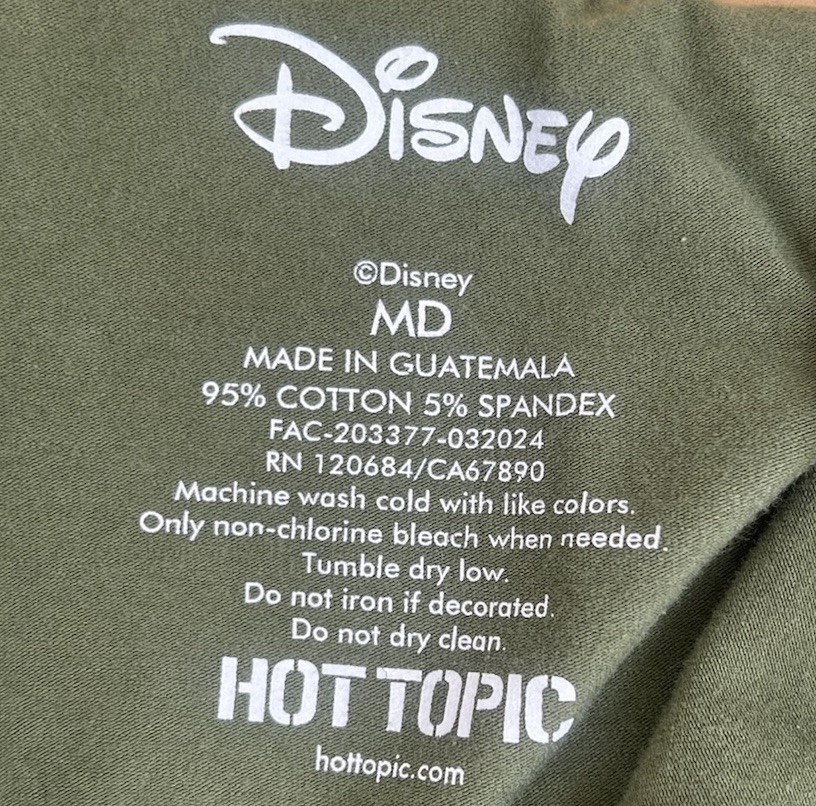 Disney Hot Topic Tinker Bell Halter Top Size M Green Fairy Graphic Crop Tank