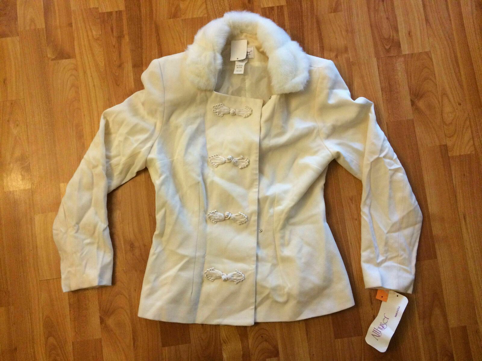 Women Althuser Blazer Coat NEW NWT Women’s Size 8 Wool Viscose MSRP: $238.00