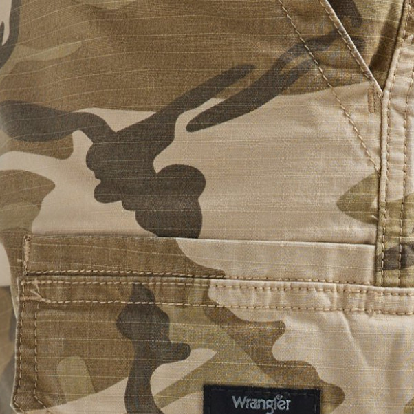 Mens Wrangler Cargo Shorts w Stretch Relaxed Fit Tech Pocket CHOOSE COLOR & SIZE