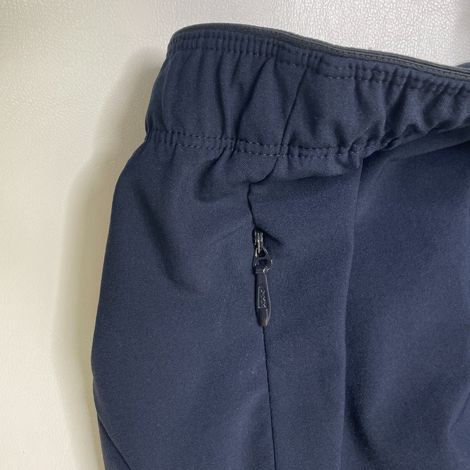 Paskho The Modern Tailored Travel Tech Pants Men Size M Pull On Blue Pockets