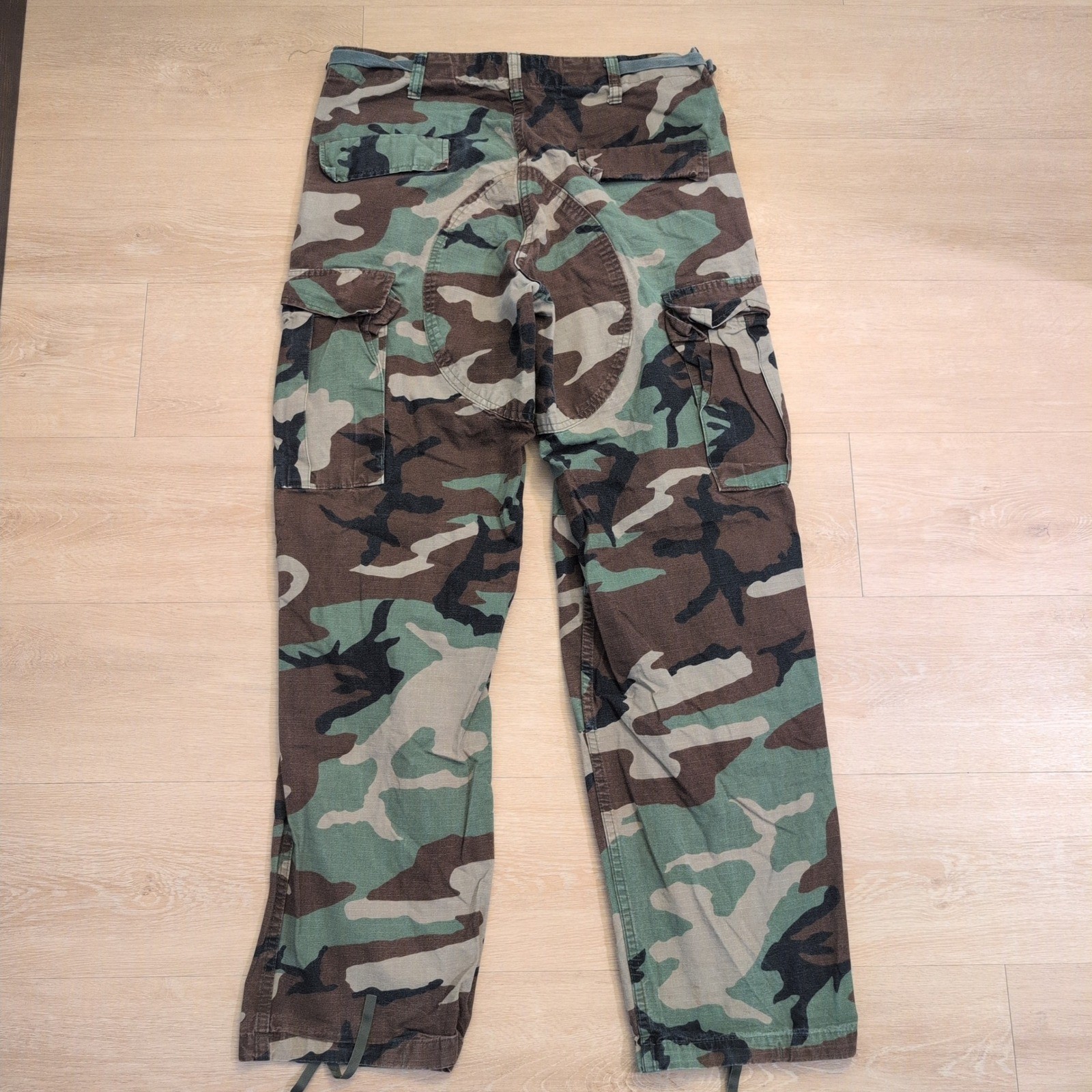 Tru-Spec Mens Medium Woodland Camo Cargo Pants Regular Tactical Military BDU