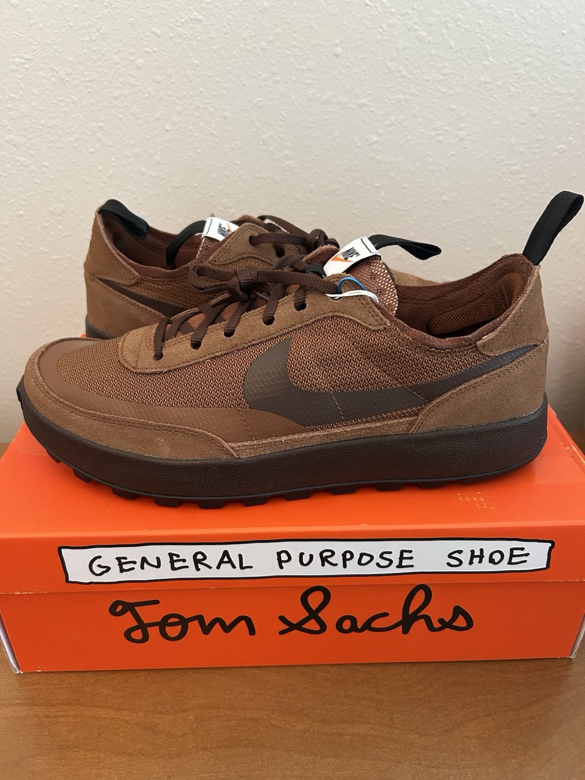 NikeCraft General Purpose Shoe Field Brown Size 13 / 11.5M DA6672-201 Tom Sachs