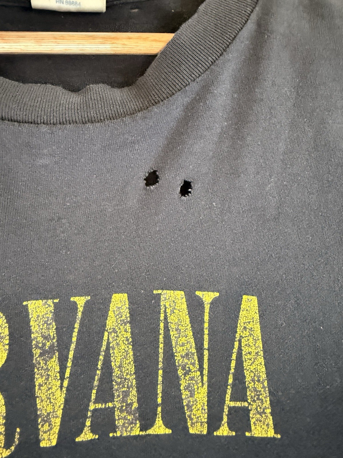 Nirvana Smiley Face Flower Sniffin 1992 Vintage Shirt – XL – Kurt Cobain