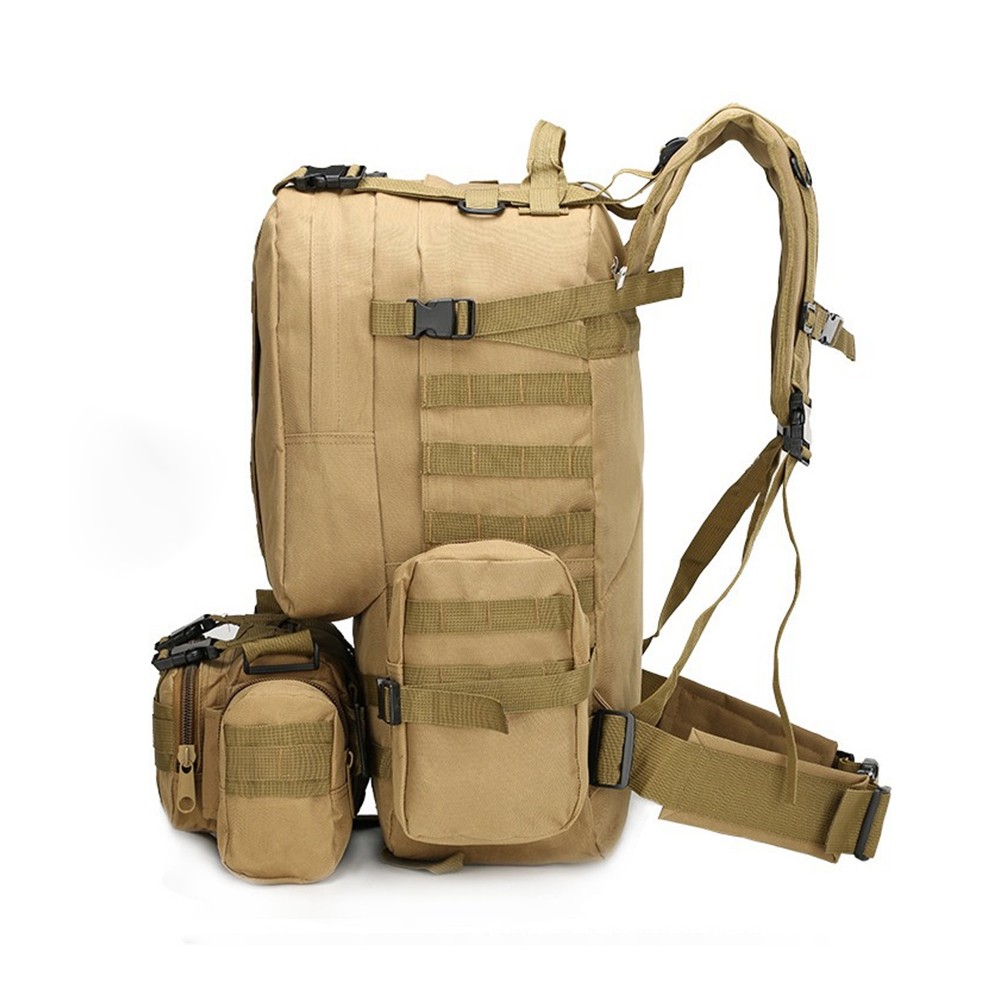 75L Military Tactical Backpack Large Army 3 Day Assault Pack Molle Bag Rucksack