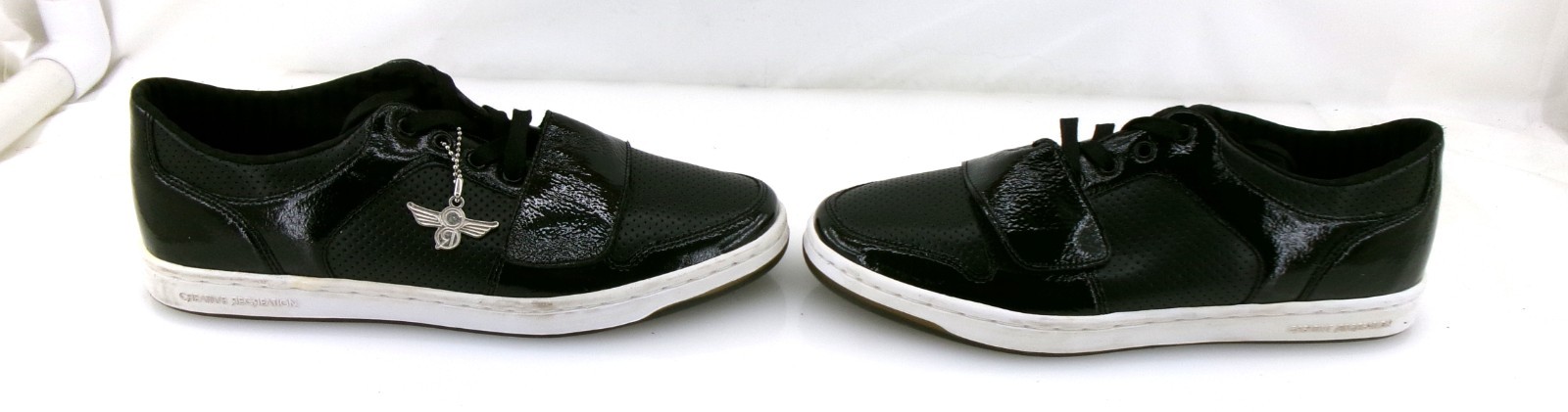 Creative Recreation Shoes Cesario Lo Pat Leather Blk Sneaker Mismatched 10.5/10
