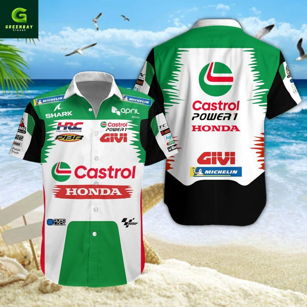 LCR Honda Team 2 Hawaiian Shirt