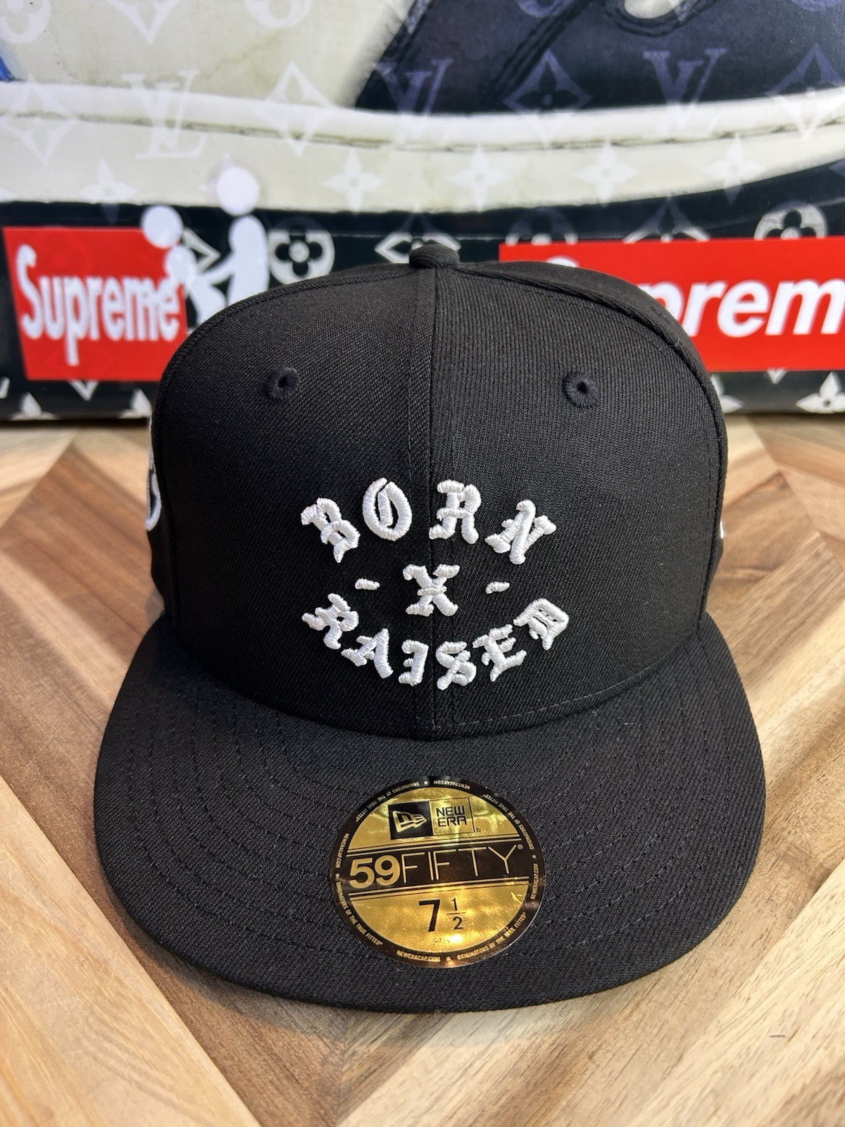 New Era Born x Raised Shoyoroll Fitted Hat UFC Black 7 1/2 Extremely Rare