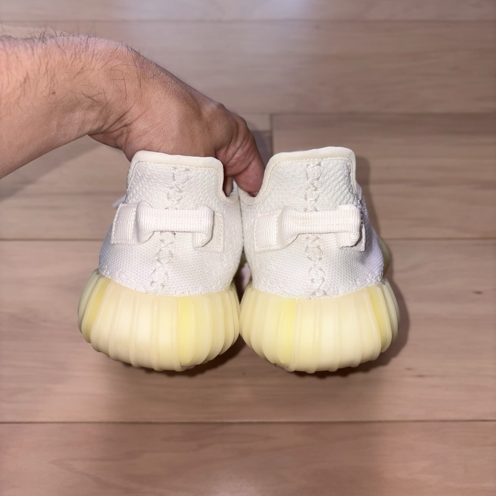 Adidas Yeezy Boost 350 V2 Butter Cream White Mens Size 8 Sneakers