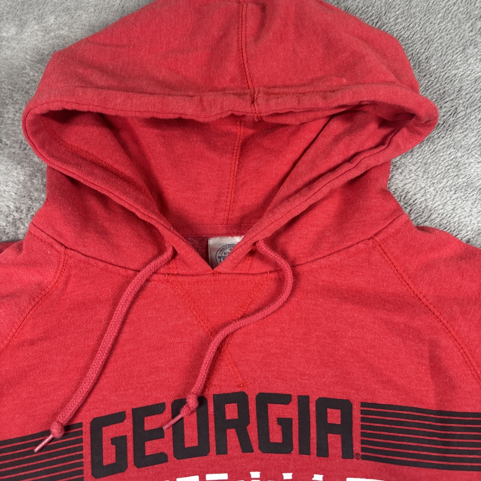 Rivalry Threads 91 Men’s Georgia Bulldogs Vintage-Style Hoodie Red Size XL