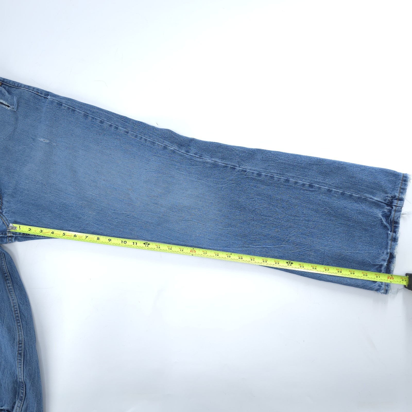 Levis Low Boot Cut 527 Jeans 36×32 Mens Low Rise Distressed 00s Alternative Y2K