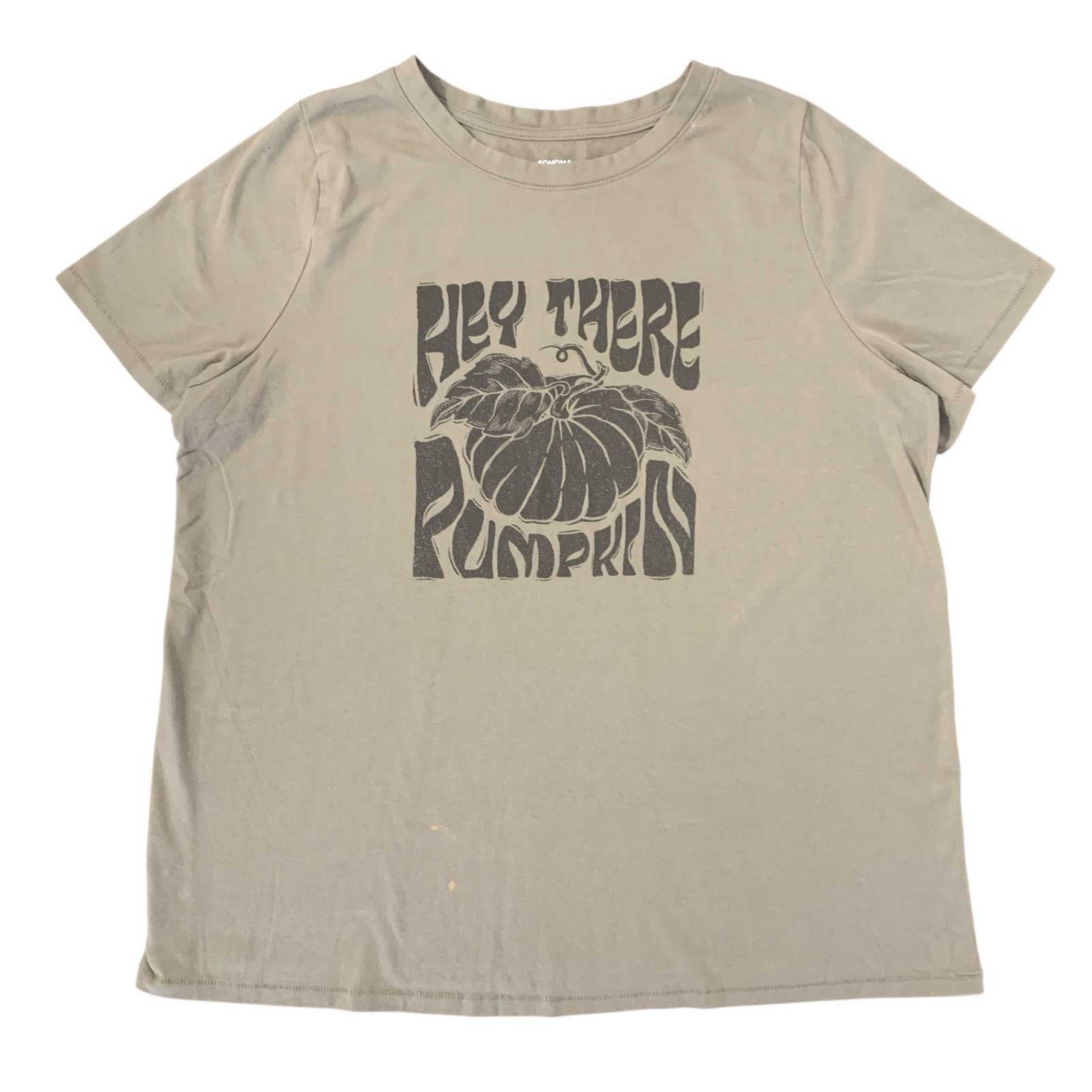 “Sonoma Goods for Life Olive Green Tee Women’s 0X Fall Autumn”