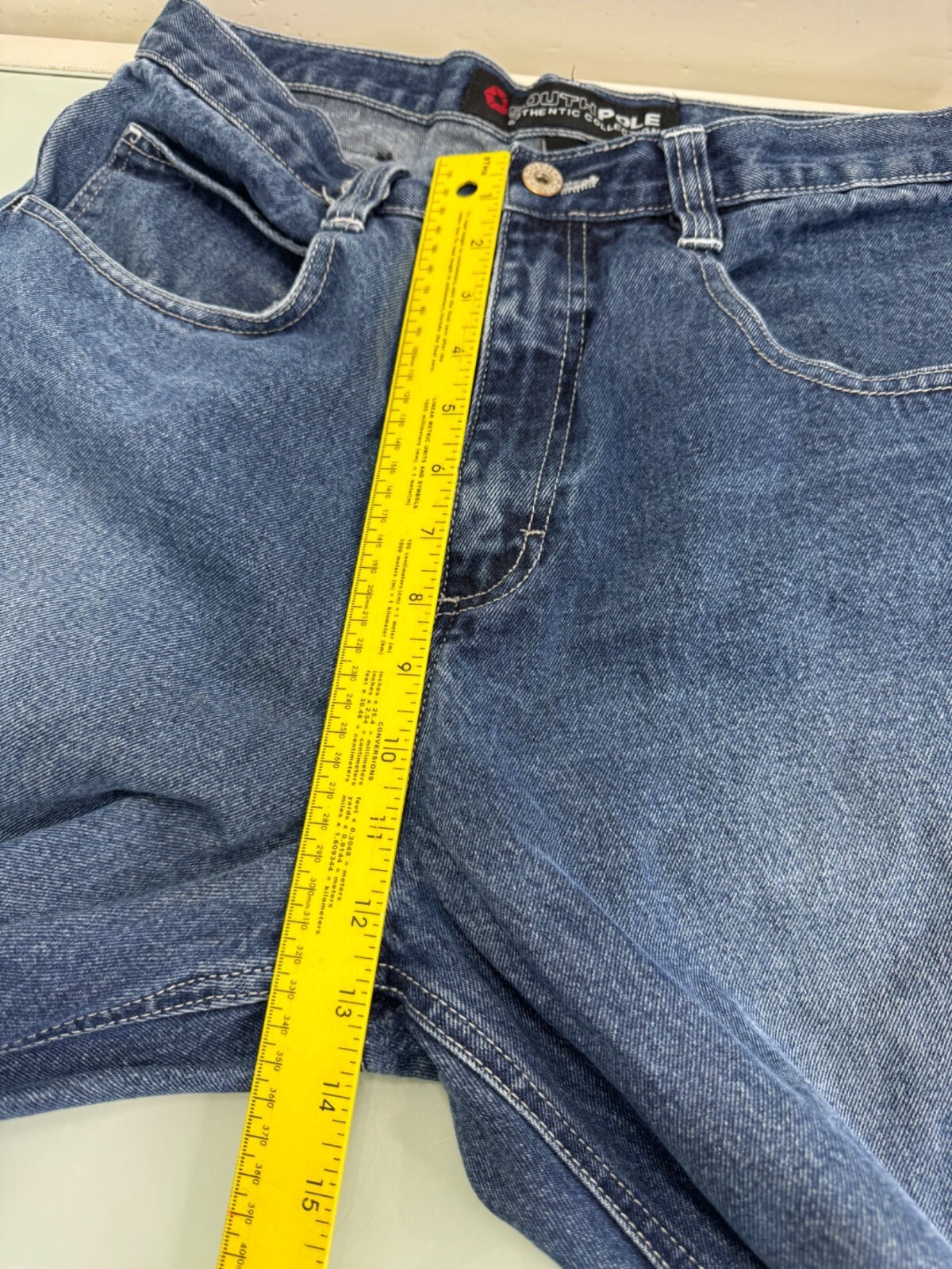 Vintage Southpole Men Jeans 34X32 Baggy Y2k 90s Skater Grunge Hip Hop JNCO Style