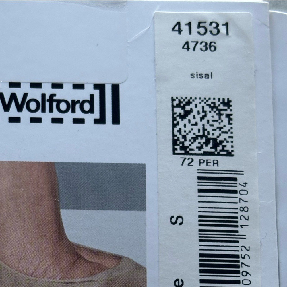 NEW Wolford Cotton Footsies Socks – 3 pair. One in Sisel and two in Black. Sz S