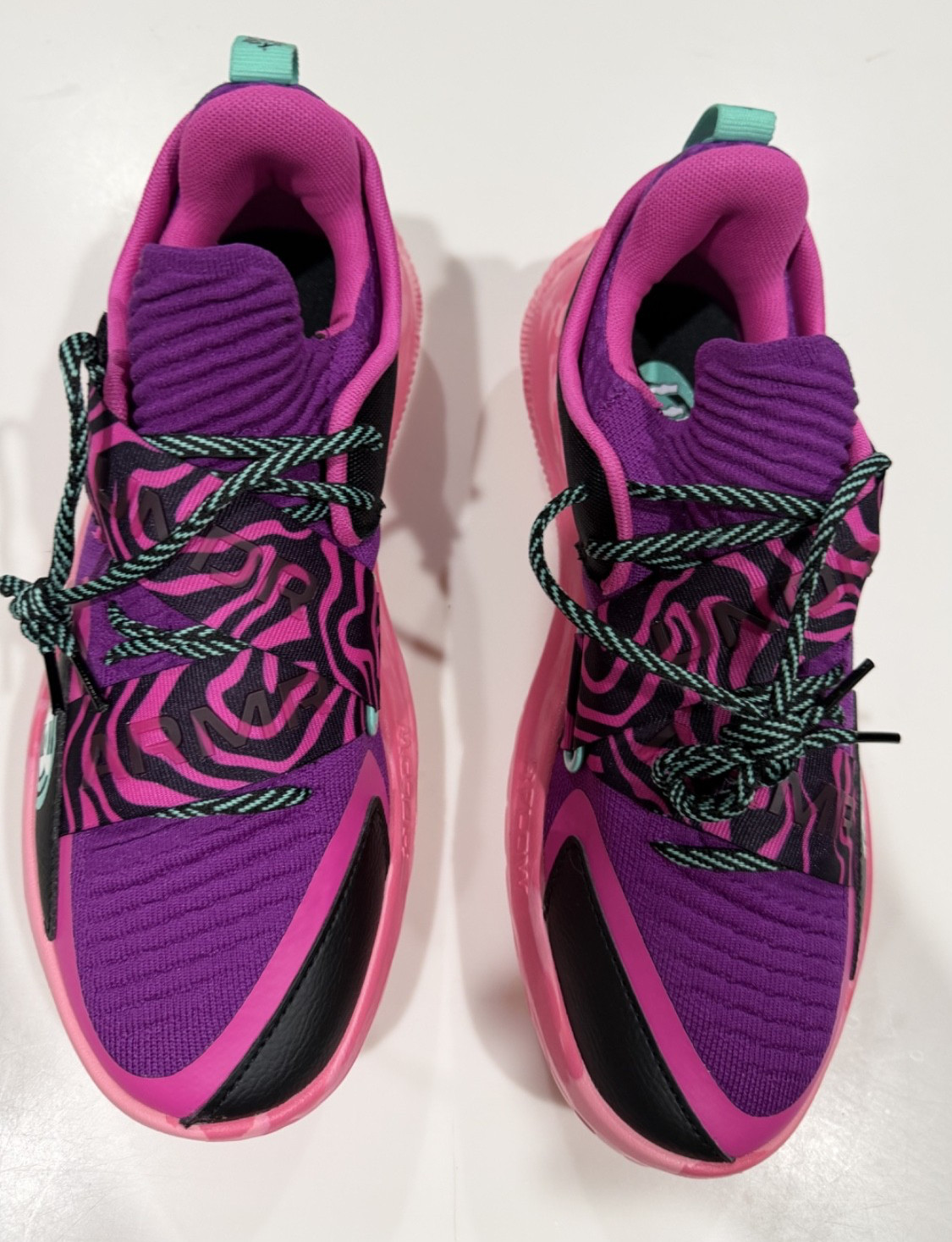 Under Armour Flow Futr X 4 MM Purple Basketball Shoes Men Sz 9.5 NEW*3028831 514